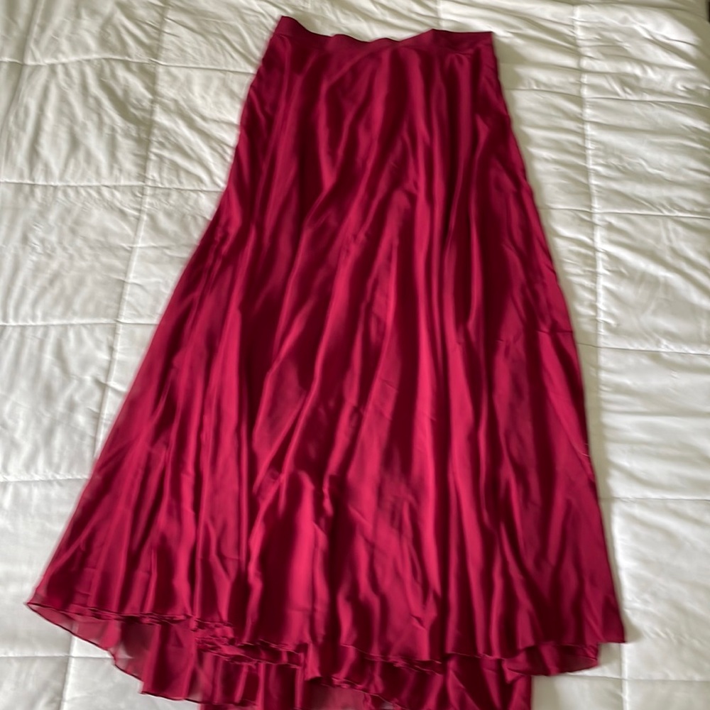 Cranberry High Waisted Skirt NEVER WORN